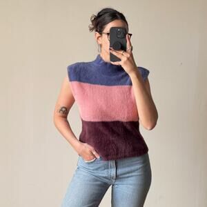 ANTHROPOLOGIE MAEVE Colorblock Pullover Sweater Vest